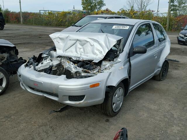 JTDJT123050084076 - 2005 TOYOTA ECHO SILVER photo 2