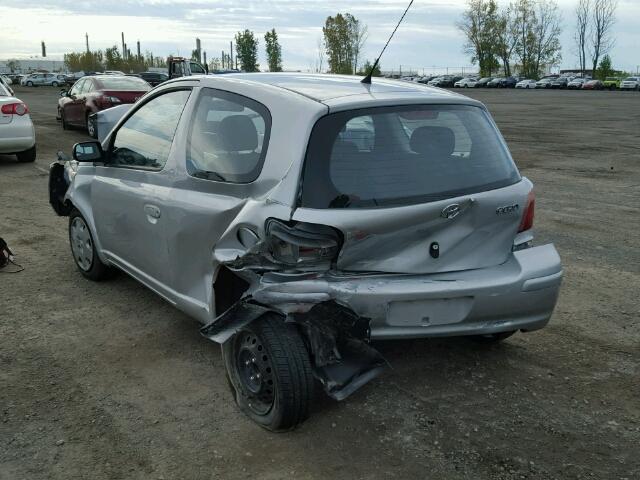 JTDJT123050084076 - 2005 TOYOTA ECHO SILVER photo 3