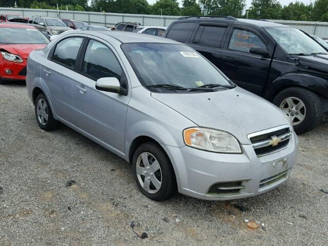 KL1TD5DE9AB086569 - 2010 CHEVROLET AVEO LS SILVER photo 1
