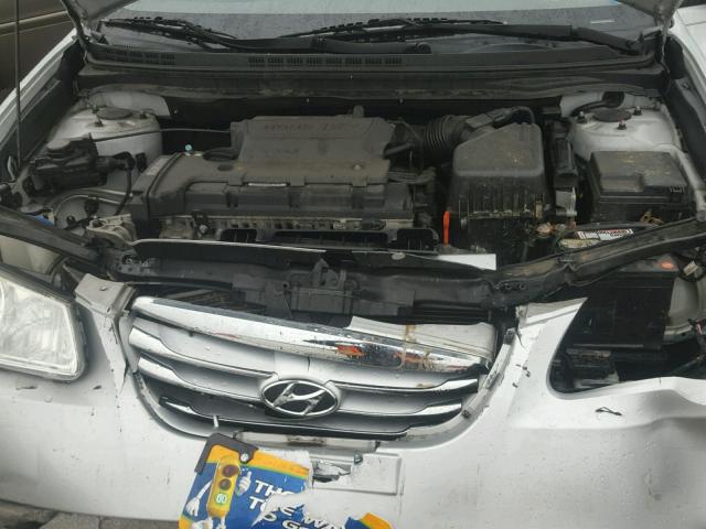 KMHDU4AD0AU143115 - 2010 HYUNDAI ELANTRA SILVER photo 7