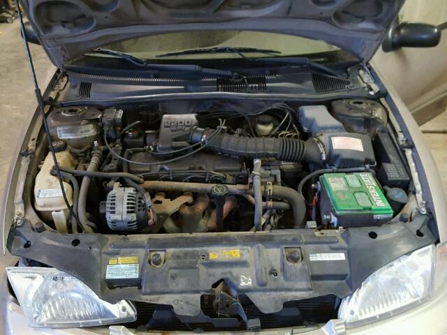 1G1JF524717103630 - 2001 CHEVROLET CAVALIER TAN photo 7