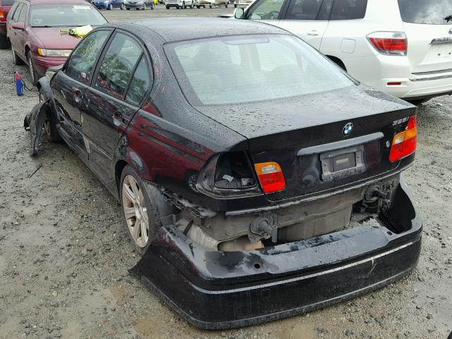 WBAET37483NJ40521 - 2003 BMW 325 I BLACK photo 3