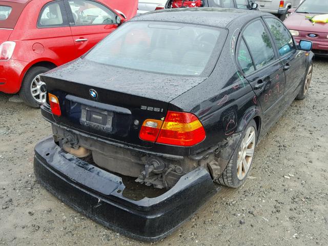 WBAET37483NJ40521 - 2003 BMW 325 I BLACK photo 4