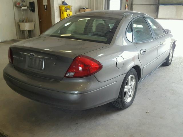 1FAFP56S52G284138 - 2002 FORD TAURUS SEL BEIGE photo 4