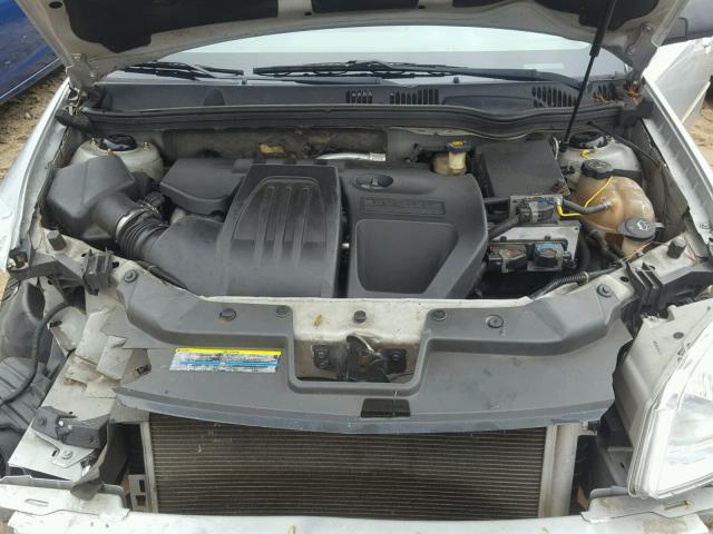 1G1AK52F557627250 - 2005 CHEVROLET COBALT SILVER photo 7