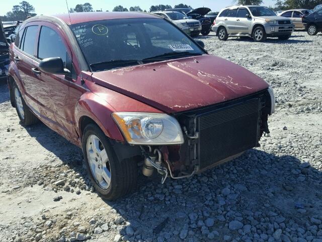 1B3HB48B18D510230 - 2008 DODGE CALIBER SX BURGUNDY photo 1