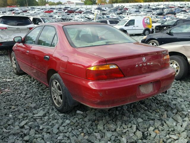 19UUA56641A005545 - 2001 ACURA 3.2TL RED photo 3