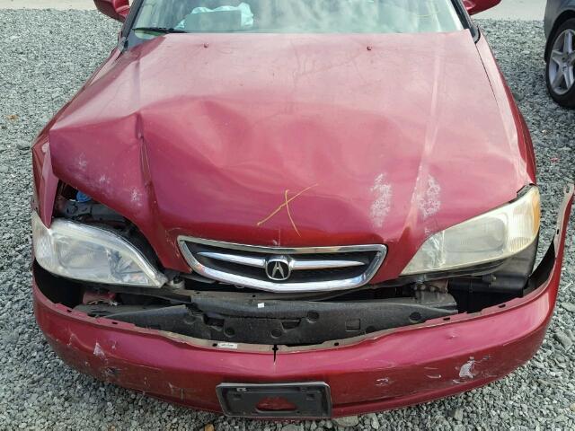 19UUA56641A005545 - 2001 ACURA 3.2TL RED photo 7