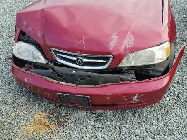 19UUA56641A005545 - 2001 ACURA 3.2TL RED photo 9