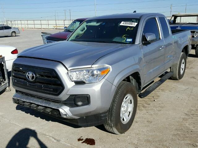 5TFRX5GN9HX080743 - 2017 TOYOTA TACOMA ACC SILVER photo 2