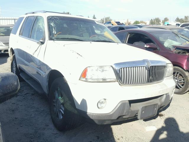 5LMEU88H04ZJ12438 - 2004 LINCOLN AVIATOR WHITE photo 1