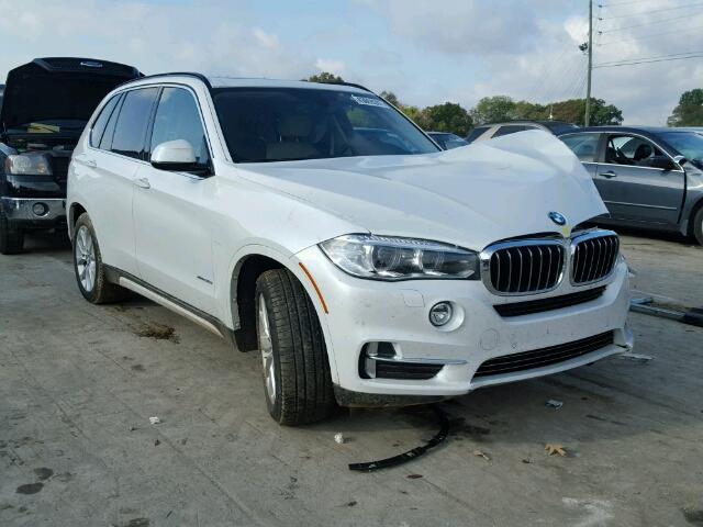 5UXKR0C54F0P12900 - 2015 BMW X5 XDRIVE3 WHITE photo 1