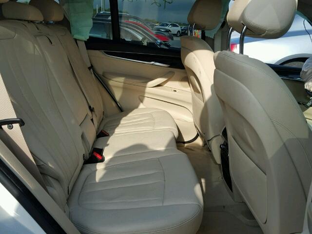 5UXKR0C54F0P12900 - 2015 BMW X5 XDRIVE3 WHITE photo 6