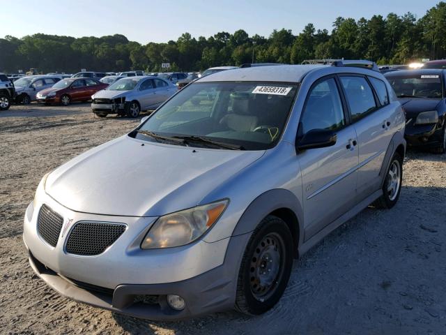 5Y2SL65886Z423236 - 2006 PONTIAC VIBE SILVER photo 2