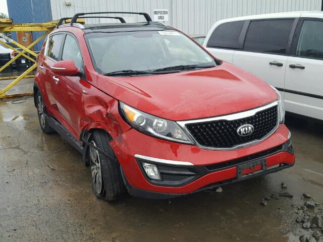 KNDPCCAC3E7578849 - 2014 KIA SPORTAGE E RED photo 1