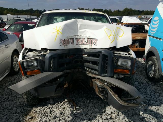 1FTSW20P66EB19411 - 2006 FORD F250 SUPER WHITE photo 9