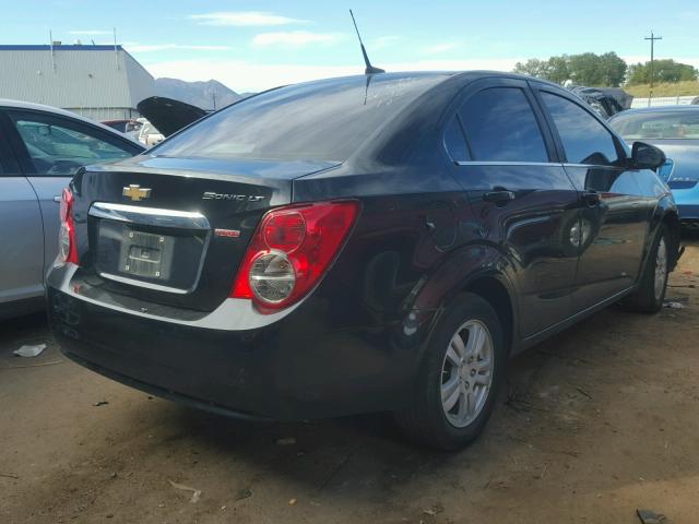 1G1JC5SB1E4185515 - 2014 CHEVROLET SONIC LT BLACK photo 4