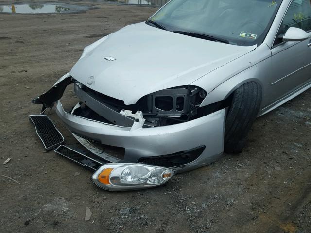 2G1WC5E39D1204817 - 2013 CHEVROLET IMPALA LTZ SILVER photo 9