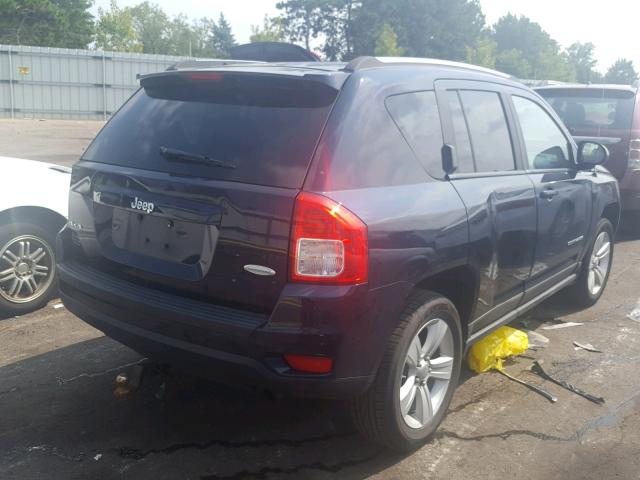 1J4NF1FB6BD136075 - 2011 JEEP COMPASS SP PURPLE photo 4
