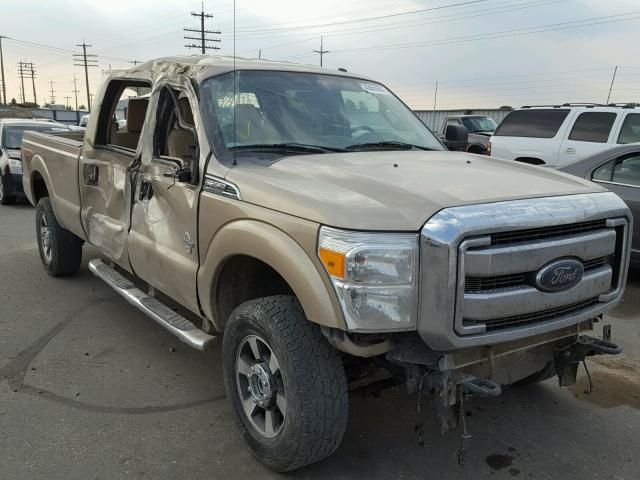 1FT8W3BT1EEB41647 - 2014 FORD F350 SUPER BEIGE photo 1