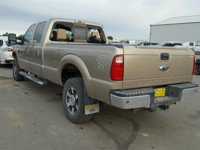 1FT8W3BT1EEB41647 - 2014 FORD F350 SUPER BEIGE photo 3