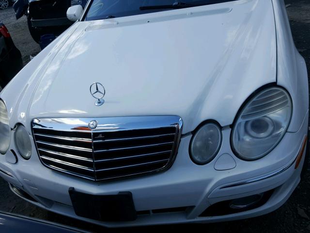 WDBUF87X39B384003 - 2009 MERCEDES-BENZ E 350 4MAT WHITE photo 7