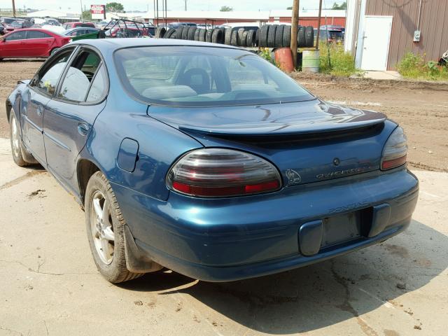 1G2WK52J52F230922 - 2002 PONTIAC GRAND PRIX TEAL photo 3