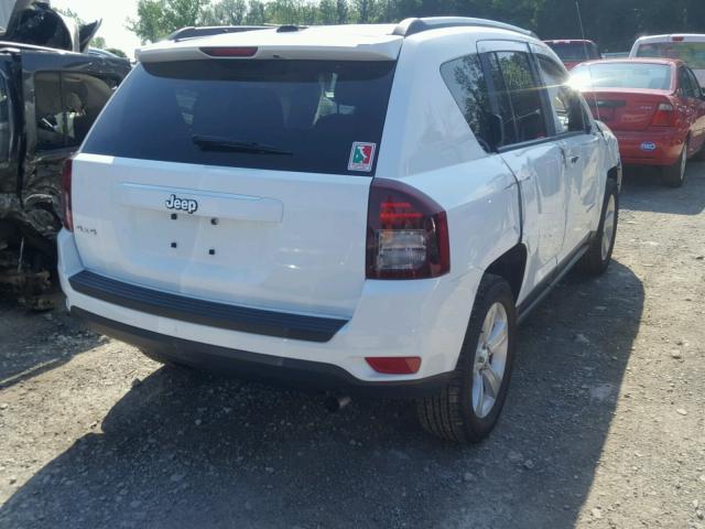 1C4NJDBB4HD100812 - 2017 JEEP COMPASS SP WHITE photo 4