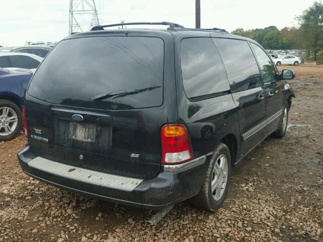 2FMZA52401BB33581 - 2001 FORD WINDSTAR S BLACK photo 4