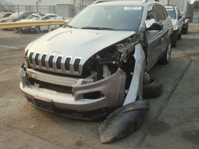 1C4PJMCB1GW130523 - 2016 JEEP CHEROKEE L GRAY photo 2