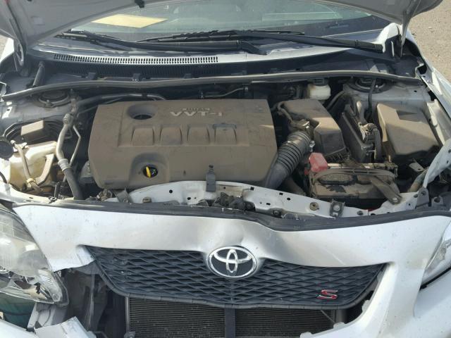 1NXBU40E09Z121094 - 2009 TOYOTA COROLLA BA GRAY photo 7