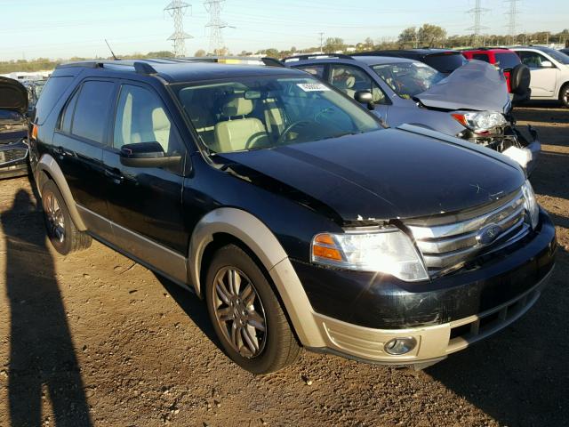 1FMDK07W08GA10435 - 2008 FORD TAURUS X E BLACK photo 1