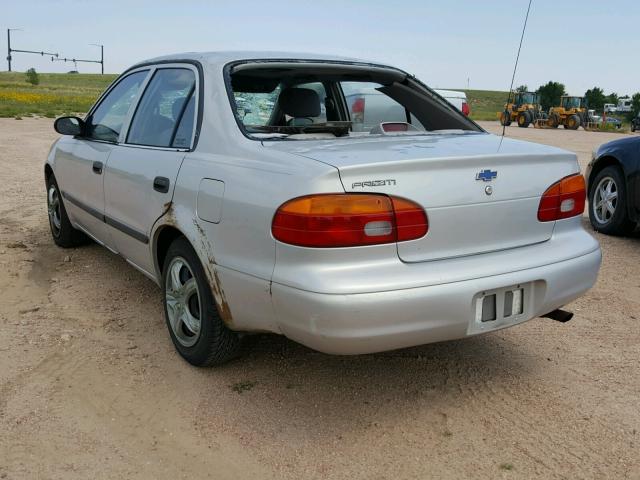 1Y1SK52831Z435123 - 2001 CHEVROLET GEO PRIZM 银色 照片 3
