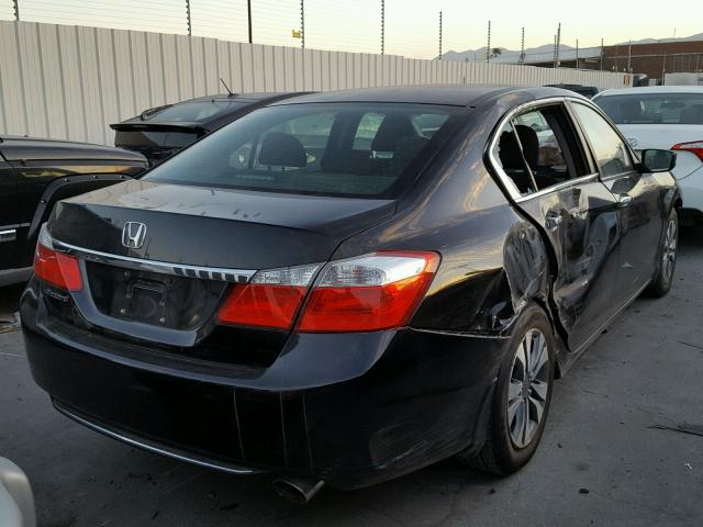 1HGCR2F38DA189014 - 2013 HONDA ACCORD LX BLACK photo 4