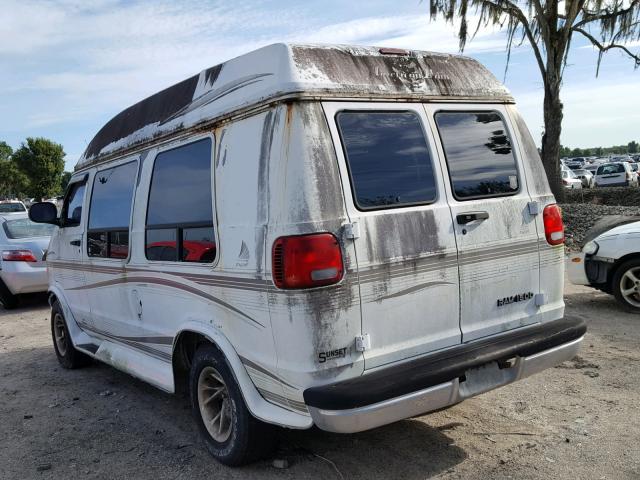 2B6HB11Y2YK115964 - 2000 DODGE RAM VAN B1 WHITE photo 3