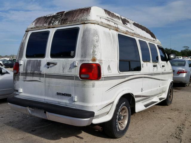 2B6HB11Y2YK115964 - 2000 DODGE RAM VAN B1 WHITE photo 4