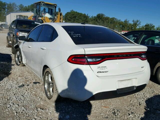 1C3CDFBA4DD284200 - 2013 DODGE DART WHITE photo 3