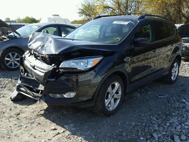 1FMCU0GX3EUC79539 - 2014 FORD ESCAPE SE BLACK photo 2