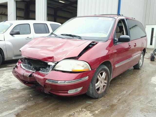 2FMZA52423BB10628 - 2003 FORD WINDSTAR S RED photo 2