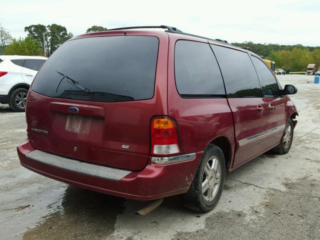 2FMZA52423BB10628 - 2003 FORD WINDSTAR S RED photo 4