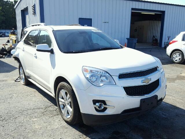 1GNALCEK6FZ133316 - 2015 CHEVROLET EQUINOX LT WHITE photo 1