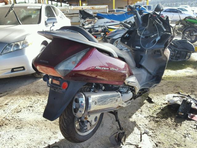 JH2PF01119K700011 - 2009 HONDA FSC600 D MAROON photo 4