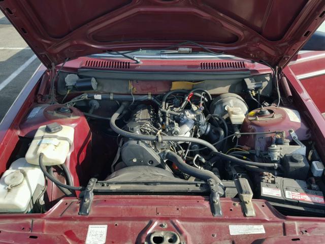 YV1AA8845L1429084 - 1990 VOLVO 240 BASE MAROON photo 7