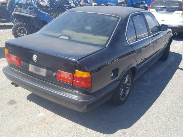 WBAHD6313MBJ67295 - 1991 BMW 525 I AUTO BLACK photo 4