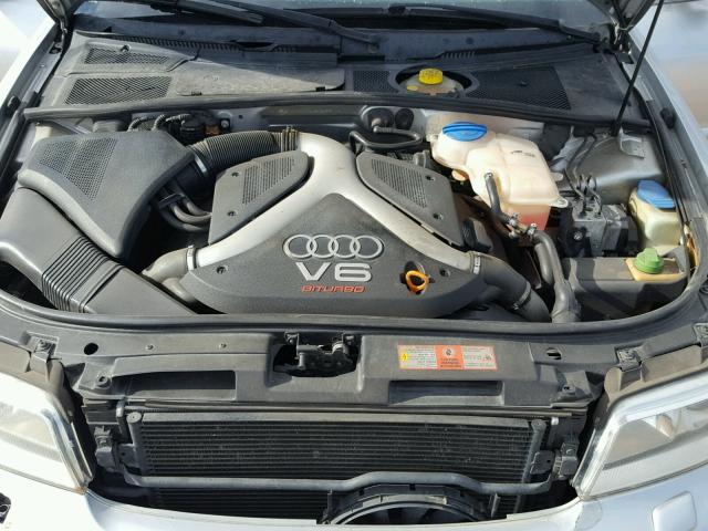 WAUDD68D0YA060945 - 2000 AUDI S4 2.7 QUA SILVER photo 7