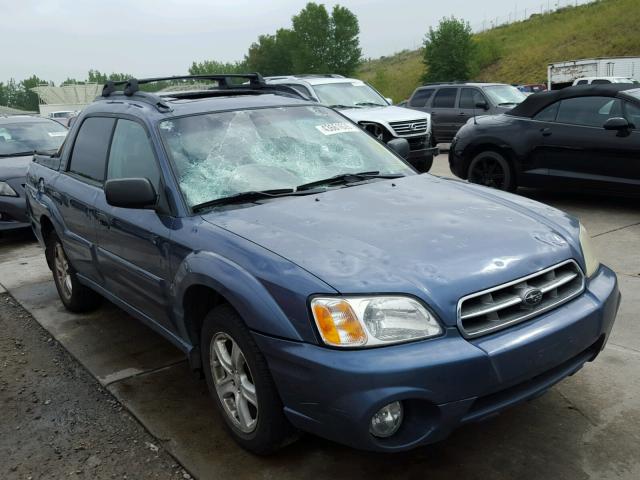 4S4BT62CX57104029 - 2005 SUBARU BAJA SPORT BLUE photo 1