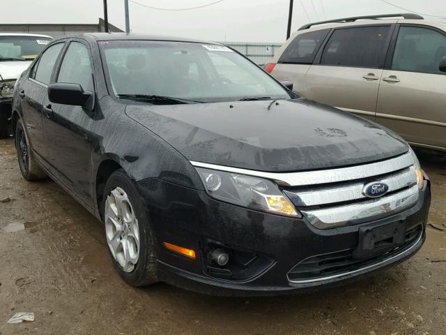 3FAHP0HA4BR320944 - 2011 FORD FUSION SE BLACK photo 1