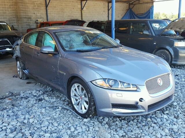 SAJWA0ES6EPU09587 - 2014 JAGUAR XF GRAY photo 1