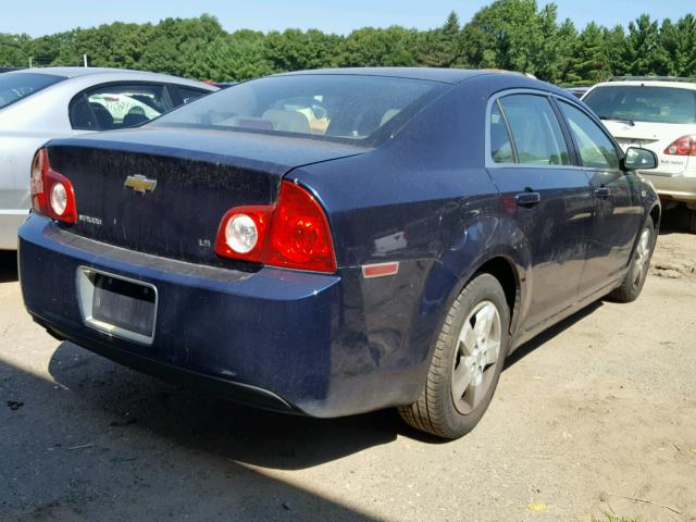 1G1ZG57B384224674 - 2008 CHEVROLET MALIBU LS BLUE photo 4