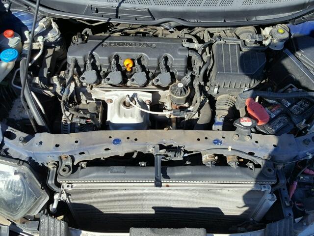 2HGFG128X8H522724 - 2008 HONDA CIVIC BLUE photo 7